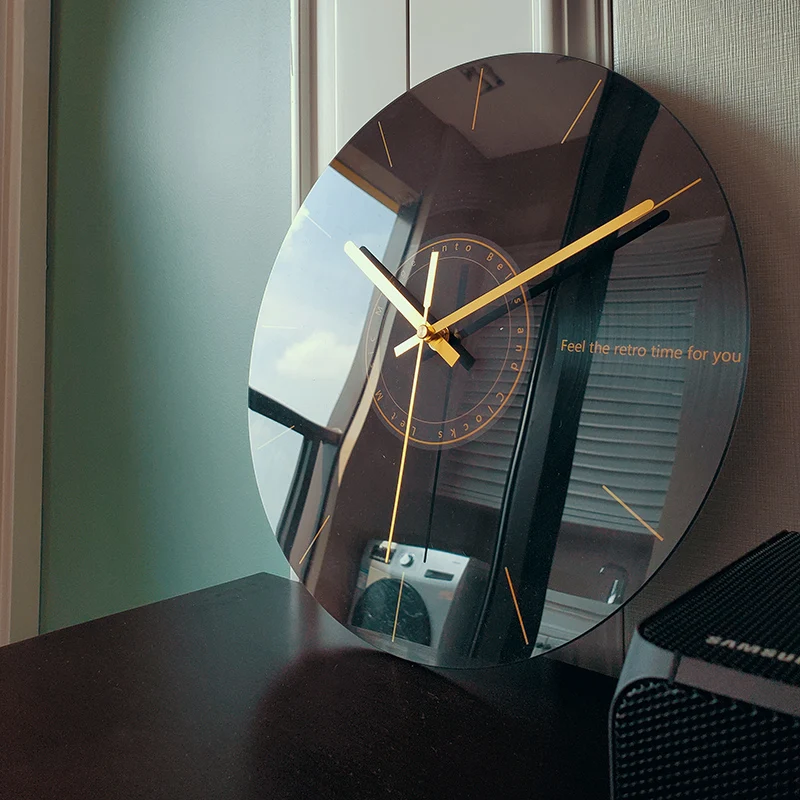 Luxury Lifestyle Us - Orologio da parete silenzioso di lusso