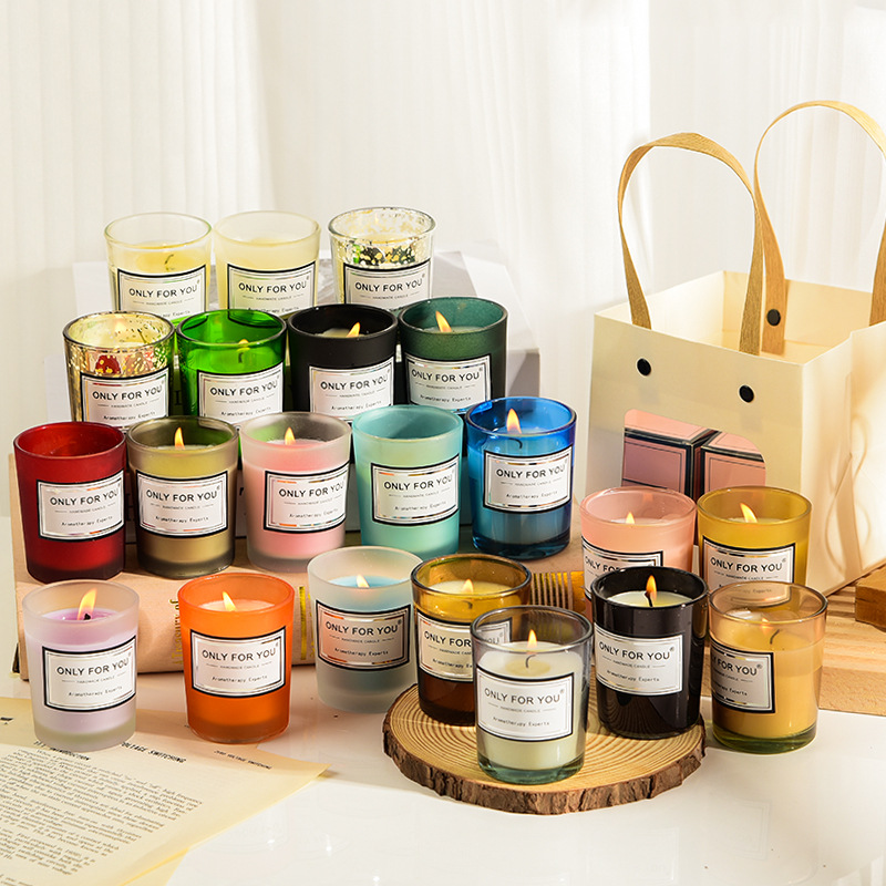 Scented Candle Luxury - Mini candela per aromaterapia Confezione regalo