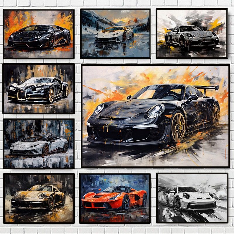 Quiet Luxury Lifestyle - Poster Moderno di Auto di Lusso