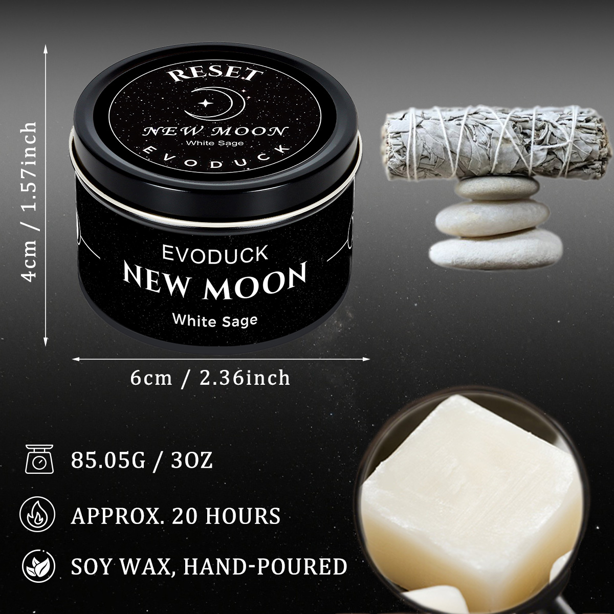 Candela Profumata Luna Crescen - Scented Candle Luxury recensione e prezzo