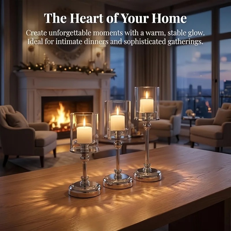 1 set di portacandele in vetro - Scented Candle Luxury recensione e prezzo