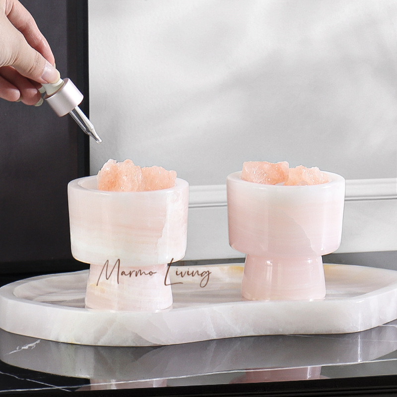 Vassoio in marmo naturale con  - Scented Candle Luxury recensione e prezzo