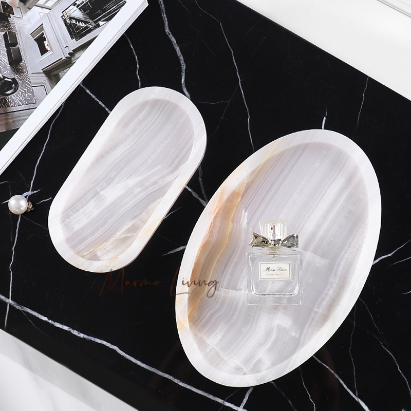 Vassoio in marmo naturale con  - Scented Candle Luxury recensione e prezzo